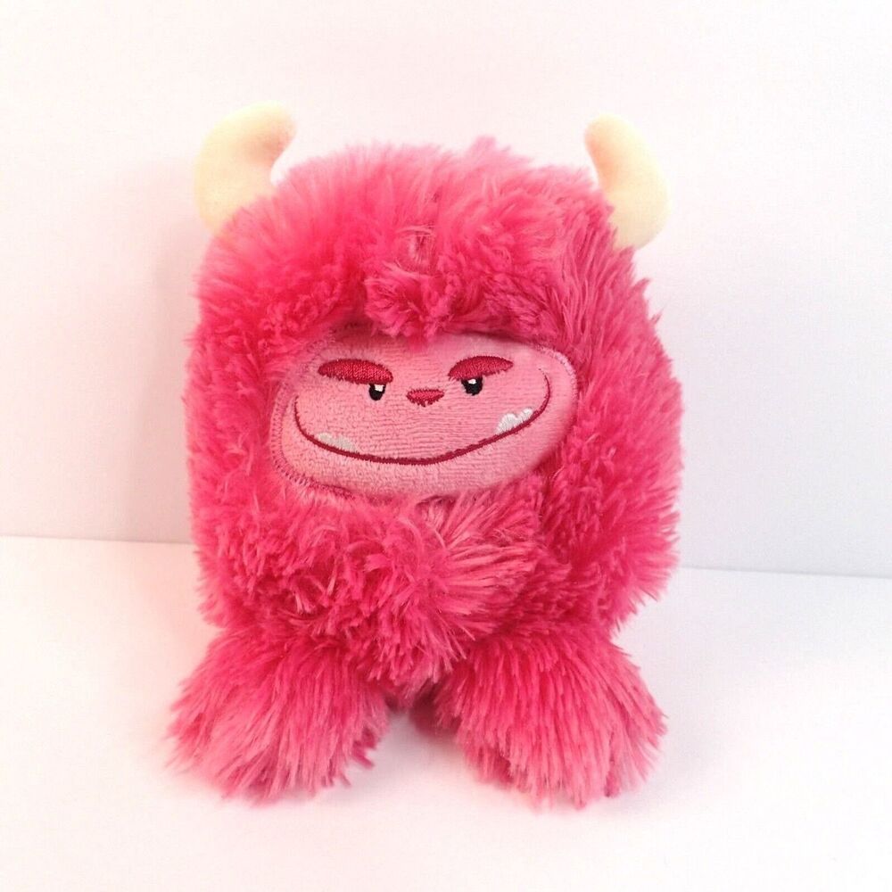 Giggle Scape Furry Pink Monster Plush 6" Stuffed Animal 2023 Target